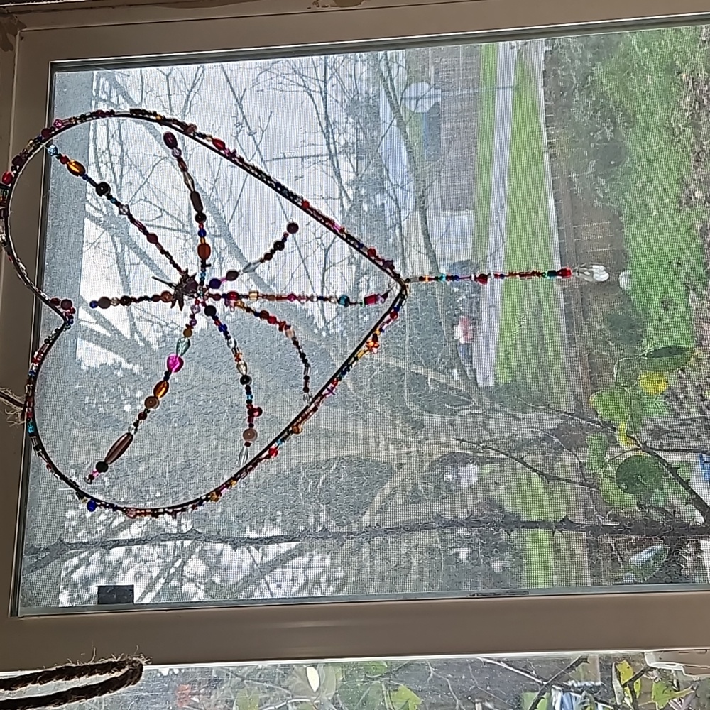 Heart suncatchers